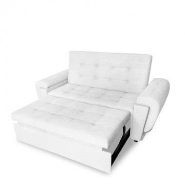 Sofá cama italiano con chaiselongue Manón en Ámbar Muebles