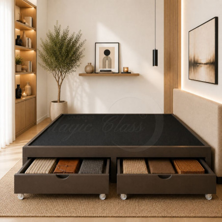 Base cama con cajones