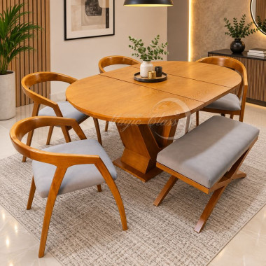 Comedor Firenze Ajustable 4 puestos